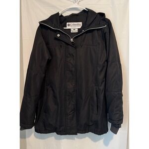 Columbia‎ Women's Winter Jacket Hooded Coat Black Size Medium